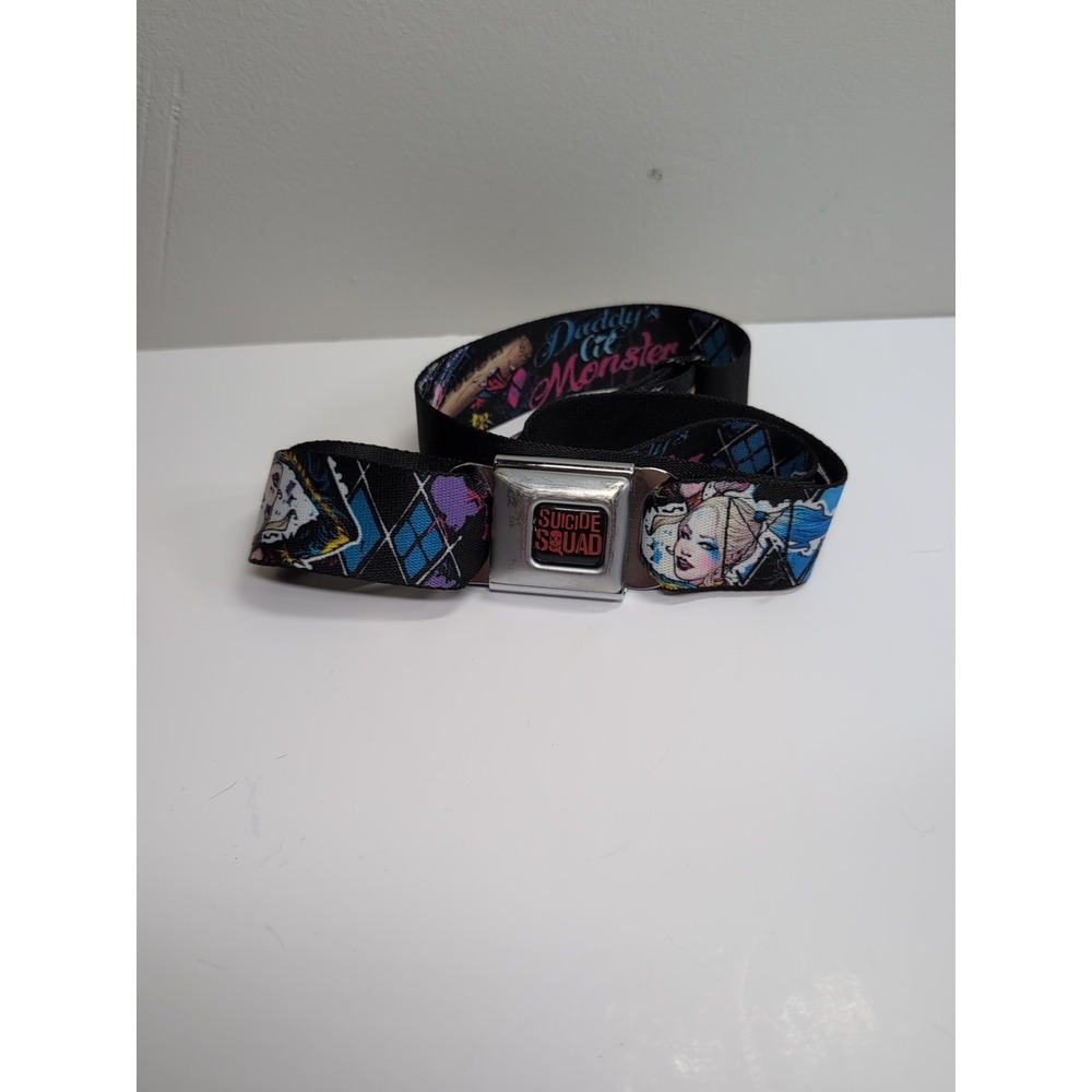 Buckle Down Suicide Squad Belt Harley Quinn Daddys Lil Monster DC Comics Misfits
